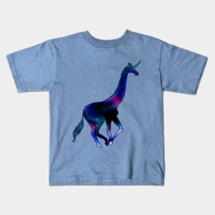 Galaxy Girafficorn Silhouette Kids T-Shirt